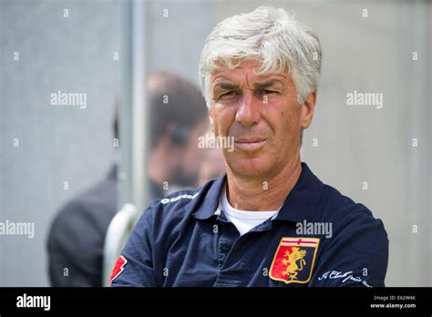 Sinsheim, Germany. 9th Aug, 2014. Gian Piero Gasperini (Genoa) Football/Soccer : Pre-season ...