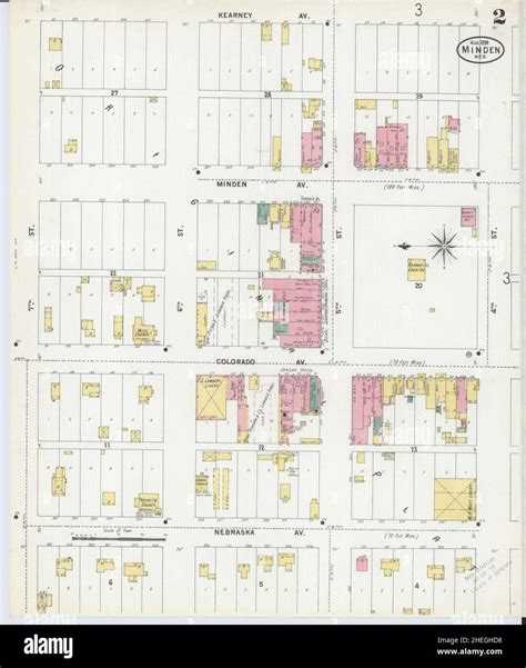 Map of minden nebraska hi-res stock photography and images - Alamy