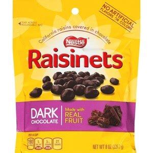 Raisinets Dark Chocolate Covered Raisins, 8 oz