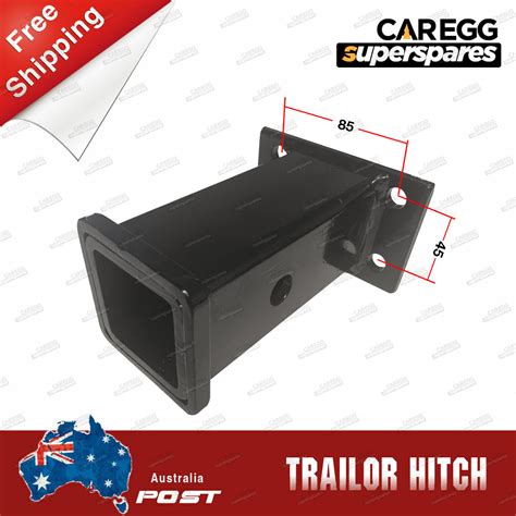 2 Inch Long Trailer Hitch Receiver Tube Boat Tow Hitch 4WD 1300kg+ | eBay