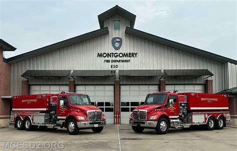MCESD#2 has added two new apparatus to their fleet! - Montgomery Fire Department
