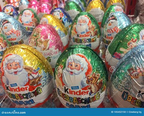 Kinder Surprise Chocolate Eggs Editorial Image - Image of illustrative ...