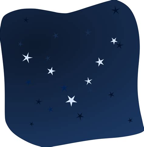 Clipart - Stars in the night