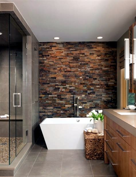 20 design ideas for bathroom with stone tiles – by refreshing course! | Interior Design Ideas ...