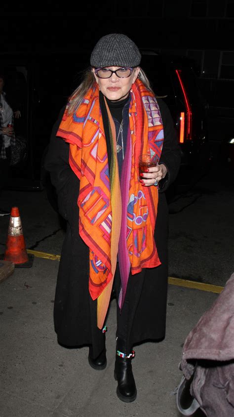 CARRIE FISHER Arrives for a Book Signing at a Bookstore in New York 11 ...