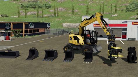 Liebherr 918C + Tool Pack v1.0 FS22 Mod | Farming Simulator 22 Mod