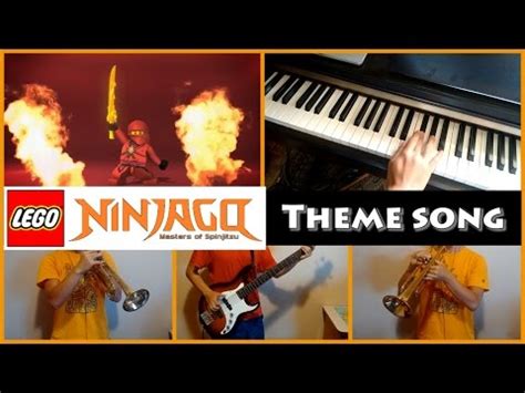 LEGO Ninjago theme song (Piano, trumpet and bass cover) : covers