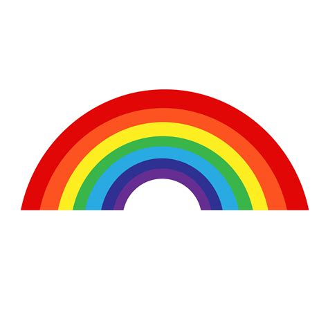 rainbow with cloud icon 572937 Vector Art at Vecteezy