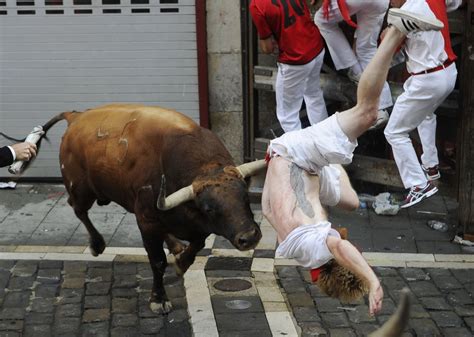 San Fermin Festival's Running of the Bulls in Pamplona Photos | Image #111 - ABC News