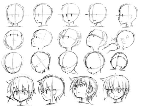 anime face reference - Google Search Drawing Heads, Drawing Base, Eye ...