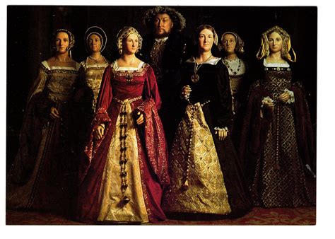 King Henry VIII, Wives, Tussauds Wax Museum, London, England | Topics - Royal Families, Postcard ...