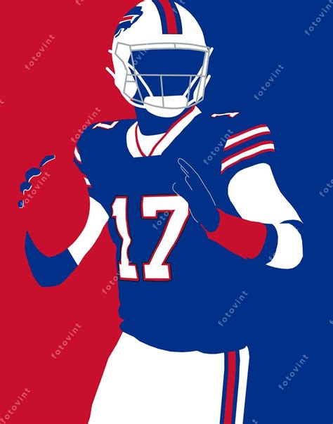 JOSH ALLEN Photo Picture BUFFALO Bills Football Sports Player - Etsy ...