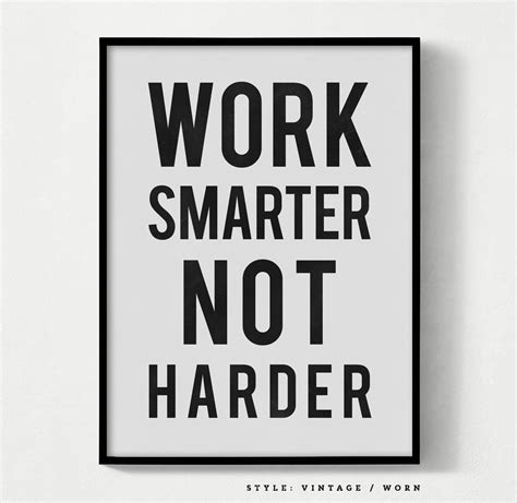 Motivation Work Smarter Not Harder Quotes - ShortQuotes.cc