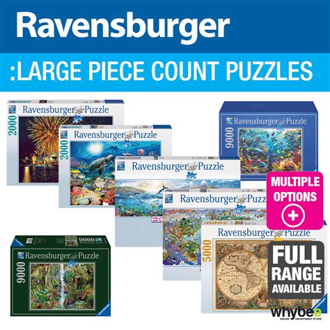 Ravensburger Large Piece Count Adult Jigsaw Puzzles - 17 designs to ...