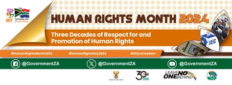 Human Rights Month 2024 | South African Government