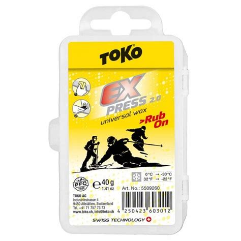 Toko ExPress 2.0 Rub-On Universal Wax 40g - Ski Servicing from Ski ...