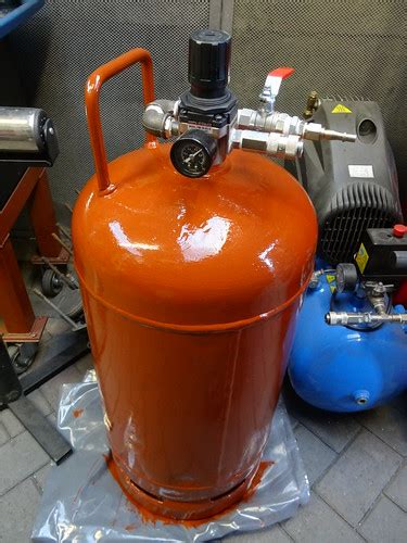 propane bottle air receiver 2 | I had to cut the top collar … | Flickr