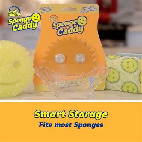 Scrub Daddy Sponge Holder, Sponge Caddy, Suction Sponge