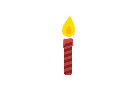 Birthday Candle Vector Icon-13 Graphic by goodmantisid · Creative Fabrica