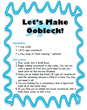 Oobleck Recipe Without Cornstarch Or Borax | Bryont Rugs and Livings