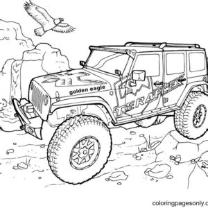 Jeep Coloring Pages Printable for Free Download