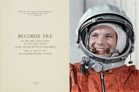 Records File by The First Man in Space Estimated at US$50,000 | Auctions News | THE VALUE | Art News