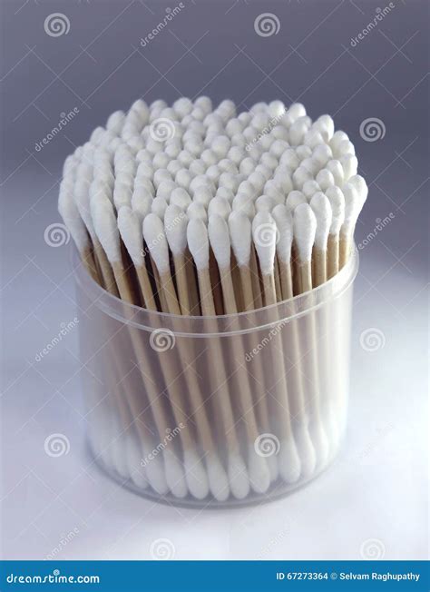 Cotton ear buds stock photo. Image of macro, clean, clear - 67273364