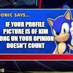 Sonic Says Meme Generator - Imgflip