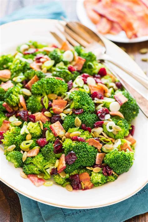 Broccoli Cranberry Salad {Easy and Healthy!} - WellPlated.com