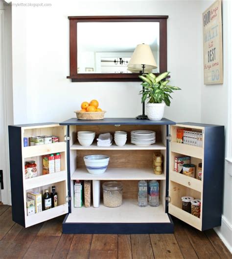 DIY Freestanding Kitchen Pantry Cabinet - Jaime Costiglio