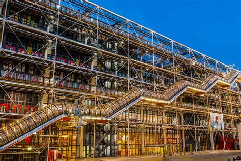 the pompidou center museum beaubourg paris cityscape France - Rate My Toilet