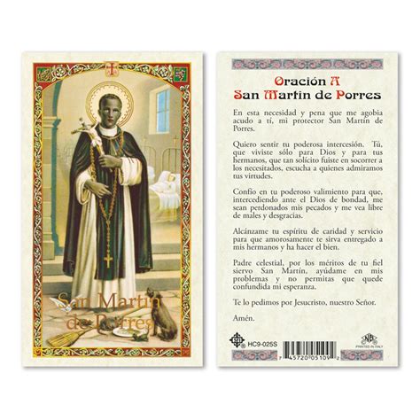 ST MARTIN DE PORRES - PRAYER TO 25/PKG - San Francis