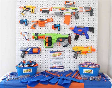 15 Nerf Gun Party Ideas: Games, Rules & Free Printable