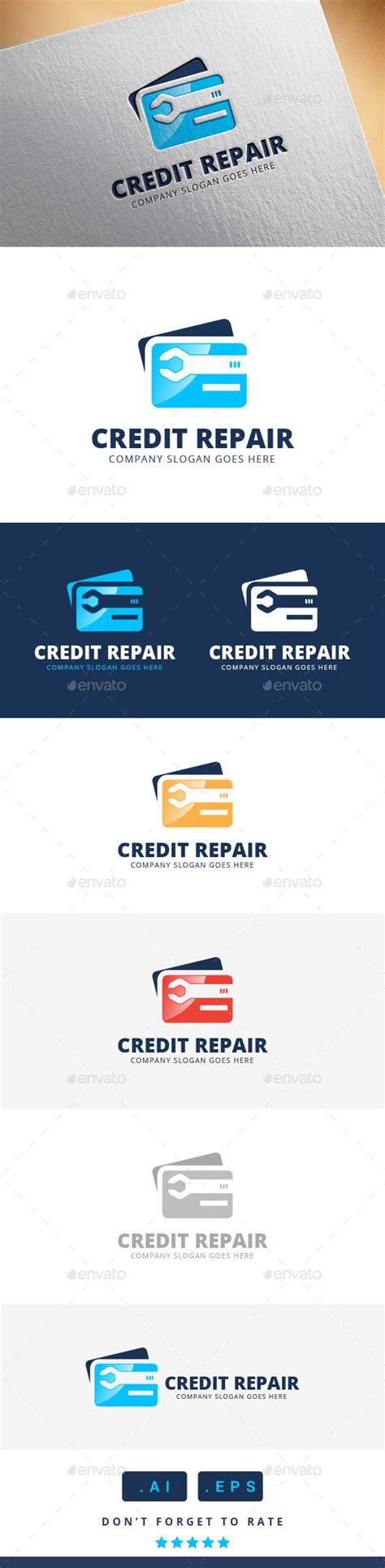 Credit Repair Logo by UXcred | GraphicRiver