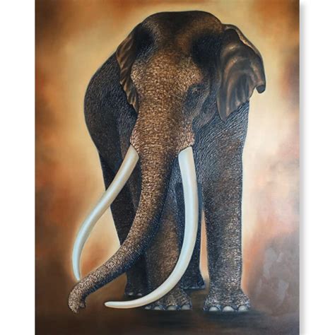 Large Elephant Painting - Elephant Canvas Art For Sale