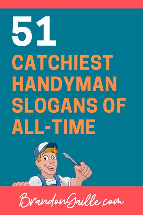 51 Catchy Handyman Slogans and Taglines | Handyman quotes, Handyman ...