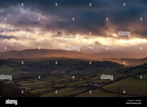 Brecon Beacons landscape Stock Photo - Alamy