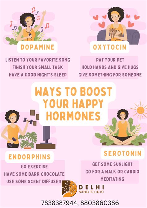 Ways To Boot Your Happy Hormones - Delhi Mind Clinic