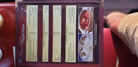 Menu at Punjab Palace restaurant, Montréal, 920 Rue Jean-Talon O