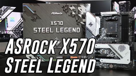 ASRock X570 Steel Legend w/ Ryzen 5 3600X - test and review - YouTube