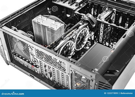 PC System Unit. Components of the Computer at the Time of Assembly of ...