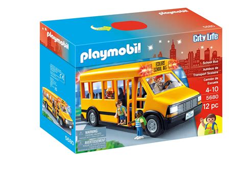 Buy Playmobil City Life School Bus With Flashing Lights Online at ...