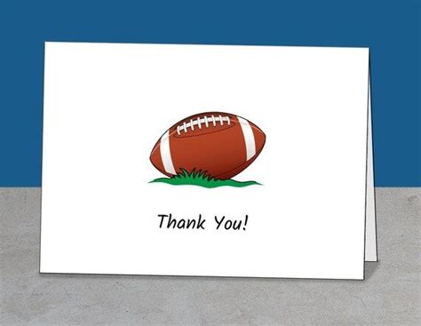 Thank you card for a Excellent Football Coach or Mentor in your life!! This card would also be a ...