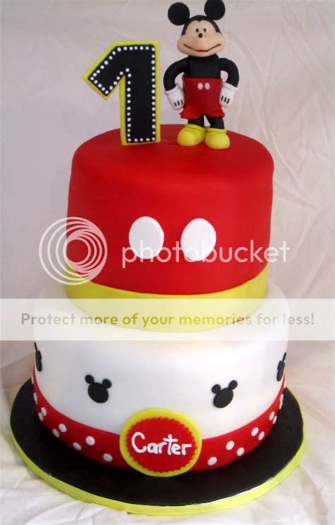 Cakes...Or Something Like That: Mickey Mouse 1st Birthday Cake