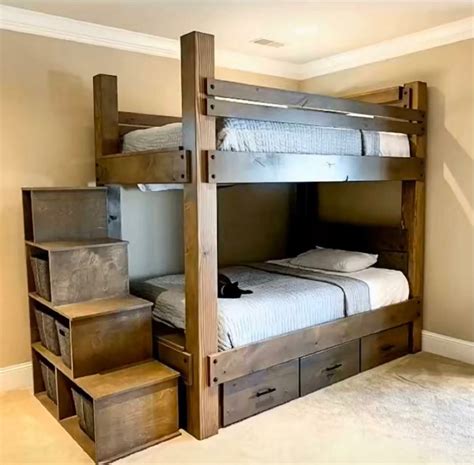 How To Build Bunk Bed With Stairs Bunk Bed Idea - vrogue.co