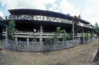 rumah adat suku dayak kenyah di tanjung manis kaltim - DATATEMPO