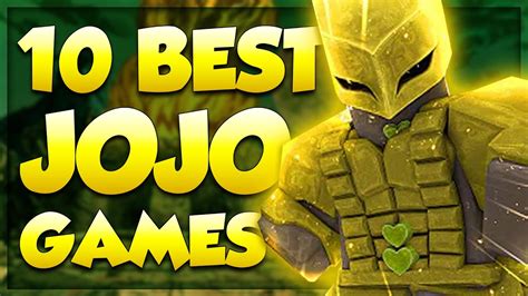 Top 10 Roblox Jojo Games for 2021 (Jojo’s Bizarre Adventures) PART 2 - Misc Sundry