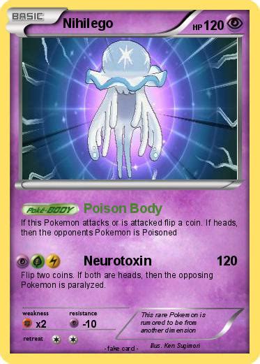 Pokémon Nihilego 5 5 - Poison Body - My Pokemon Card