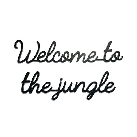 WELCOME TO THE JUNGLE - GOEGEZEGD