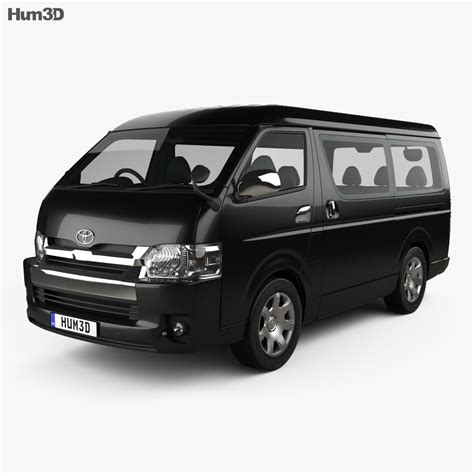 Toyota Hiace Passenger Van L1H2 GL 2015 3D model - Vehicles on Hum3D